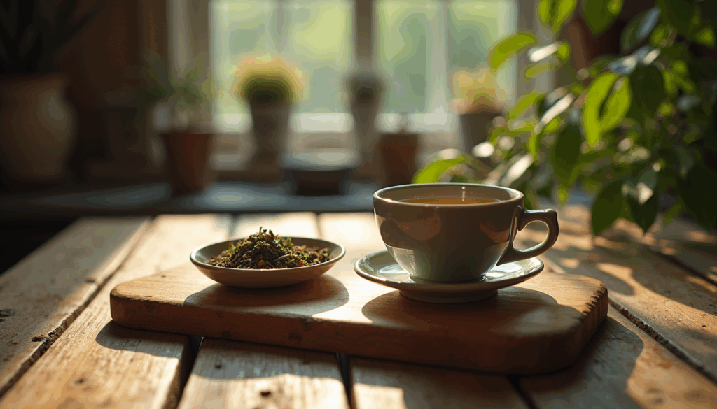 Soothing herbal teas for detoxing