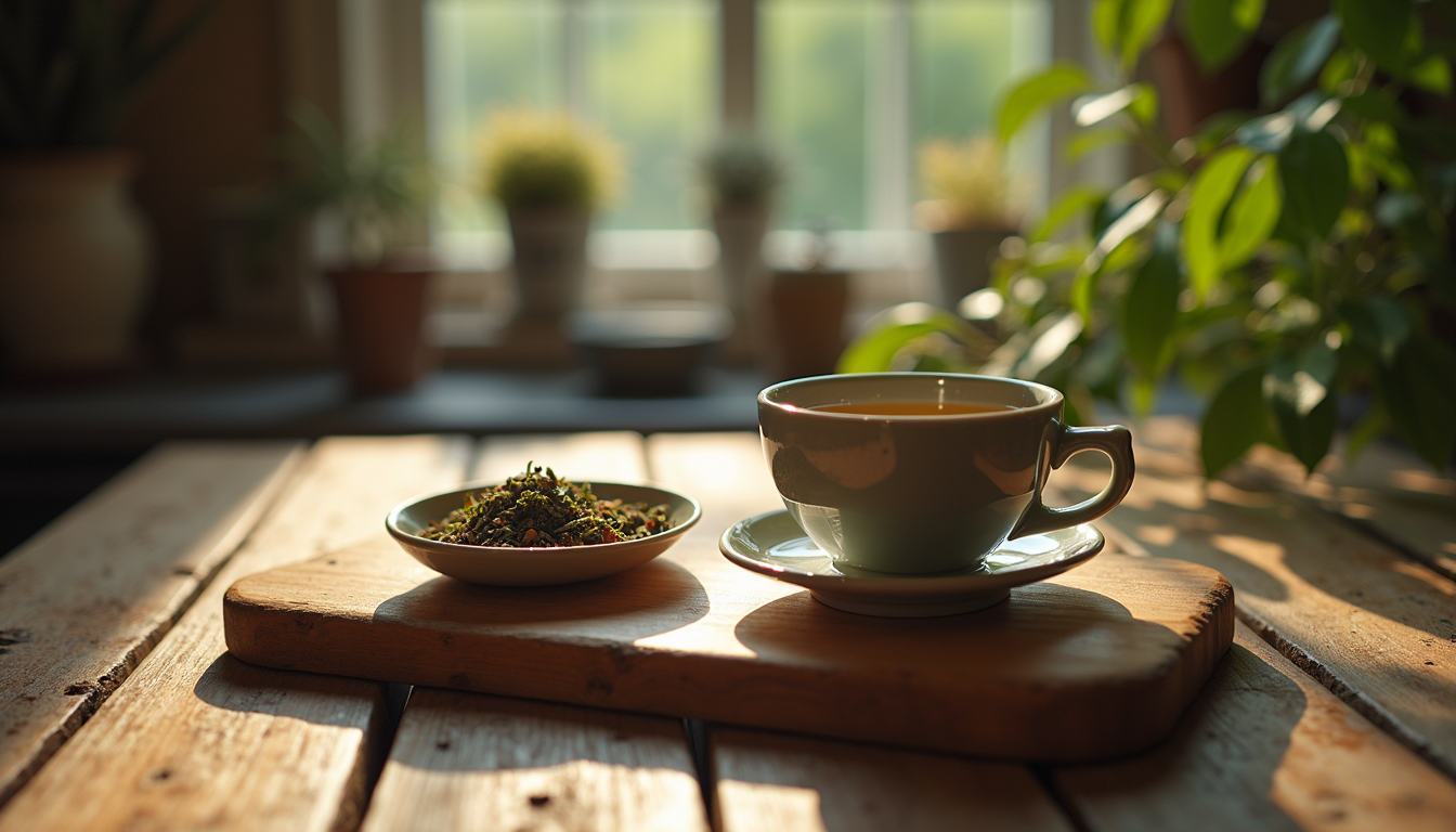 Soothing herbal teas for detoxing